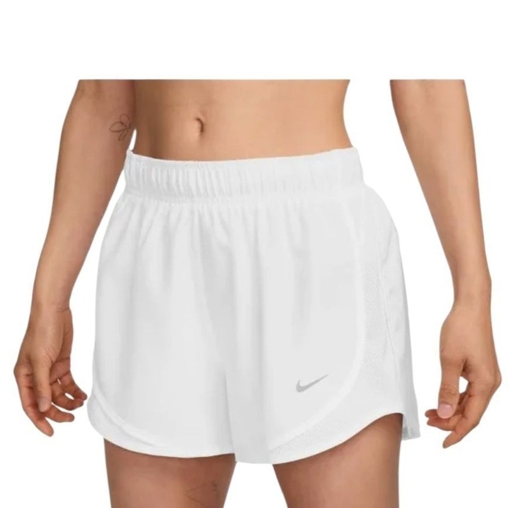 Nike Running Shorts Women XL White 3" Dri-Fit Lightweight Lined Athletic Gym NWT